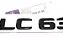 Emblema Glc63 C63 Mercedes Benz Original Mb Cromado Preto - Imagem 5