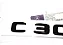 Emblema C300 Mercedes Benz Original Cromado Preto Mb - Imagem 4