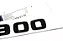Emblema C300 Mercedes Benz Original Cromado Preto Mb - Imagem 3