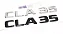 Emblema Cla35 A35 C35 Mercedes Benz Original Cromado Preto - Imagem 1