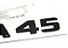 Emblema Gla45 A45 Mercedes Benz Original Mb Cromado Preto - Imagem 3