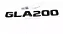 Emblema Gla200 A200 Mercedes Benz Original Cromado Preto - Imagem 2