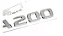 Emblema Gla200 A200 Mercedes Benz Original Cromado Preto - Imagem 7