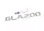 Emblema Gla200 A200 Mercedes Benz Original Cromado Preto - Imagem 6