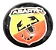 Mini Emblema Abarth Fiat 500 Stilo Punto Cronos Palio Argo - Imagem 3