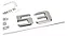 Emblema Gle53 E53 Mercedes Benz Original Mb Cromado Preto - Imagem 3