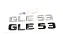 Emblema Gle53 E53 Mercedes Benz Original Mb Cromado Preto - Imagem 1