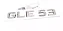 Emblema Gle53 E53 Mercedes Benz Original Mb Cromado Preto - Imagem 2