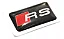 Mini Emblema Audi Rs3 Rs4 Rs5 Rs6 Rs7 A3 A5 A4 Ttrs Quattro - Imagem 4