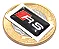Mini Emblema Audi Rs3 Rs4 Rs5 Rs6 Rs7 A3 A5 A4 Ttrs Quattro - Imagem 2
