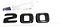 Emblema A200 Mercedes Benz Original Cromado Preto - Imagem 3
