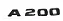 Emblema A200 Mercedes Benz Original Cromado Preto - Imagem 4