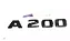 Emblema A200 Mercedes Benz Original Cromado Preto - Imagem 2