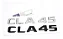 Emblema Cla45 A45 Mercedes Benz Original Mb Cromado Preto - Imagem 1