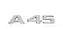 Emblema A45 Mercedes Benz Original Mb Cromado Preto - Imagem 9