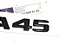 Emblema A45 Mercedes Benz Original Mb Cromado Preto - Imagem 3
