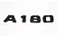Emblema A180 Mercedes Benz Original Preto Cromado Original - Imagem 7