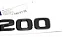 Emblema C200 Mercedes Benz Preto Original - Imagem 4