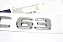 Emblema C63 Mercedes Benz Original Cromado Preto - Imagem 8