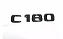 Emblema Mercedes Benz C180 Preto Ou Cromado Original - Imagem 5