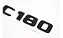 Emblema Mercedes Benz C180 Preto Ou Cromado Original - Imagem 3