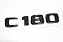 Emblema Mercedes Benz C180 Preto Ou Cromado Original - Imagem 2