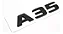 Emblema Mercedes Benz Original A35 Gla35 A250 A180 A200 - Imagem 3