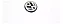 Emblema Chave Volkswagen Canivete 14mm Metal - Imagem 1