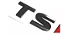 Emblema Volkswagen Tsi Golf Jetta Up Fusca Passat Tiguan Preto 5G0853675 - Imagem 2