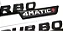 Emblema Mercedes Turbo 4matic+ GLA45 A45 CLA45 C43 A43 Amg Preto - Imagem 5