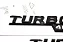 Emblema Mercedes Turbo 4matic+ GLA45 A45 CLA45 C43 A43 Amg Preto - Imagem 3