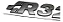 Emblema Volkswagen R32 Golf Original Rline Preto - Imagem 2