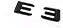 Emblema Mercedes Benz Original E350 E300 Preto - Imagem 4