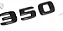 Emblema Mercedes Benz Original E300 E350 Preto - Imagem 2