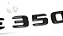 Emblema Mercedes Benz Original E300 E350 Preto - Imagem 4