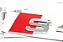 Emblema Audi S4 Traseira Sedan Avant Preto Prata Original - Imagem 9
