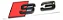 Emblema Audi S3 Traseira Sedan Sportback Preto Prata Original - Imagem 3
