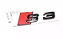 Emblema Audi S3 Traseira Sedan Sportback Preto Prata Original - Imagem 2