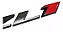 Emblema Chevrolet Zl1 Camaro Original Preto Prata 84046847 - Imagem 3