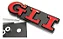 Emblema Grade Volkswagen Gli Jetta Passat Golf Up Polo Nivus Vermelho - Imagem 2