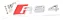 Emblema Audi Rs4 Tampa Traseira Sedan Avant Preto Original 8W9853740 - Imagem 7
