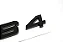 Emblema Audi Rs4 Tampa Traseira Sedan Avant Preto Original 8W9853740 - Imagem 5