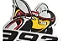 Emblema Super Bee 392 Hemi Srt Charter Challenger Dodge Rt - Imagem 2