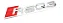 Emblema Audi Rsq3 Tampa Traseira Cromado Original 83A853740 - Imagem 2