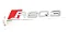 Emblema Audi Rsq3 Tampa Traseira Cromado Original 83A853740 - Imagem 1