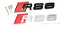 Emblema Audi Rs6 Tampa Traseira Sedan Avant Preto Original 4K0853740 - Imagem 1