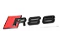 Emblema Audi Rs6 Tampa Traseira Sedan Avant Preto Original 4K0853740 - Imagem 11