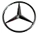 Emblema Traseiro Mercedes Cla250 A200 C180 E300 Glc 90mm - Imagem 6