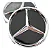 Par Calotas Mercedes Cla250 A200 C180 E300 Glc200 Gla 60mm - Imagem 3