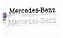 Emblema Mercedes-benz Traseiro Sprinter Axor 1933 2544 2644 - Imagem 1
